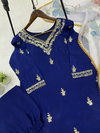 LG 1898 Chinon Embroidery Designer Readymade Suits Wholesale In India